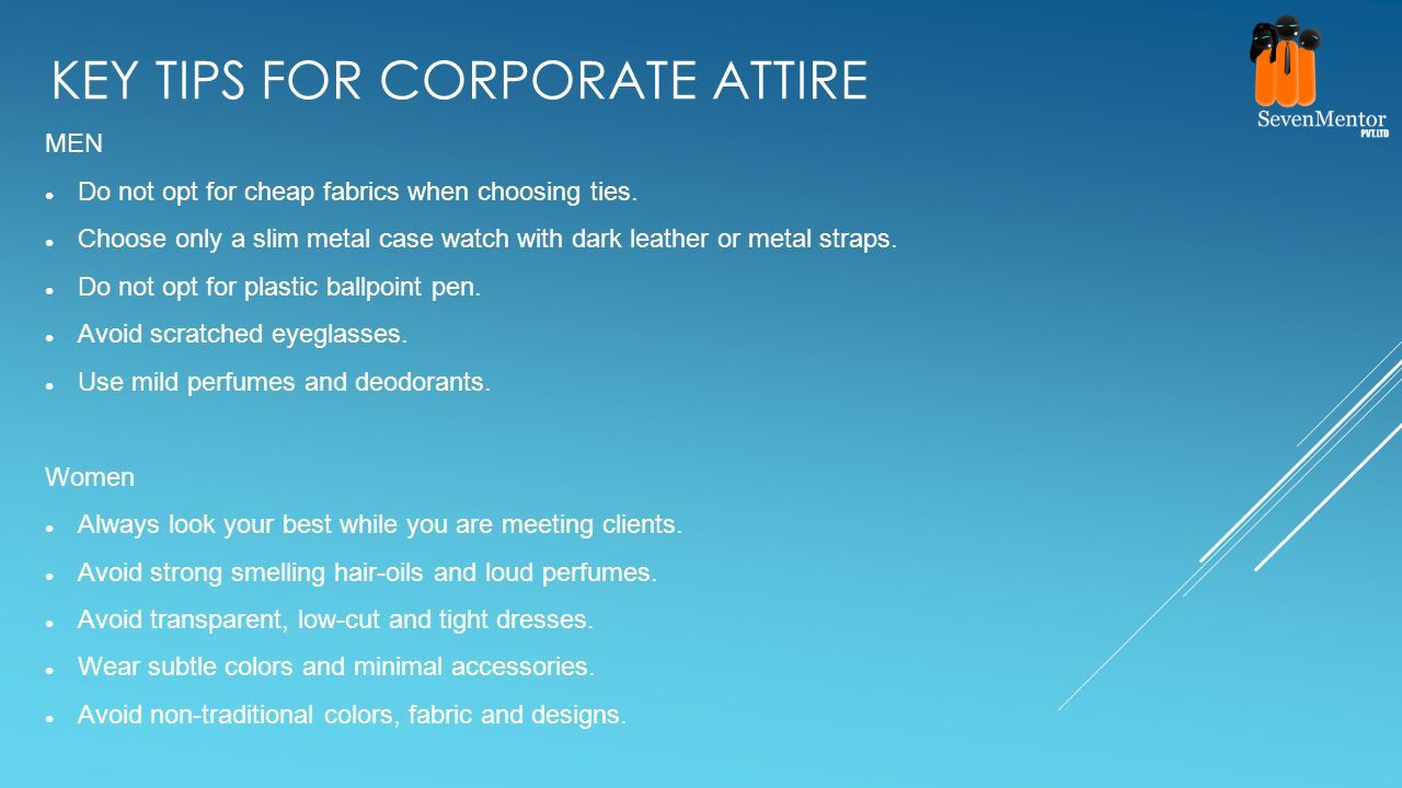 Professional Attire and Grooming
